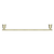 Nero York Single Towel Rail 600mm | Aged Brass |