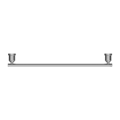 Nero York Single Towel Rail 600mm | Chrome |