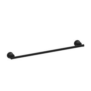 Nero York Single Towel Rail 600mm | Matte Black |