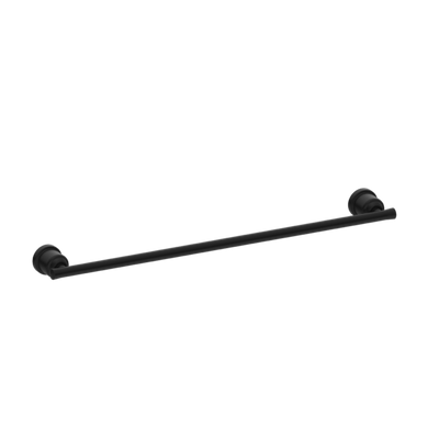Nero York Single Towel Rail 600mm | Matte Black |