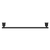 Nero York Single Towel Rail 600mm | Matte Black |