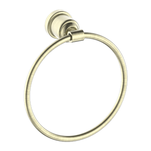 Nero York Towel Ring | Aged Brass |