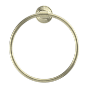 Nero York Towel Ring, Aged Brass