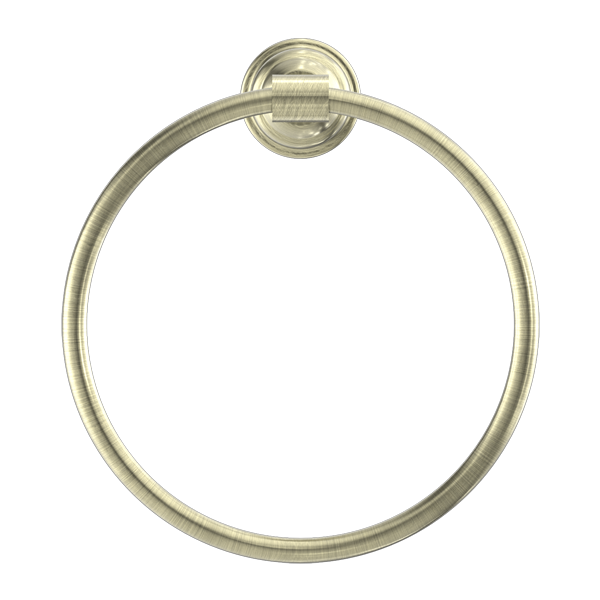 Nero York Towel Ring | Aged Brass |