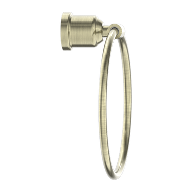 Nero York Towel Ring | Aged Brass |