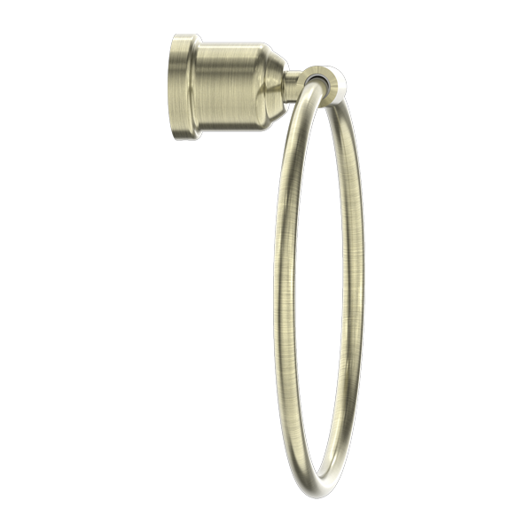 Nero York Towel Ring | Aged Brass |