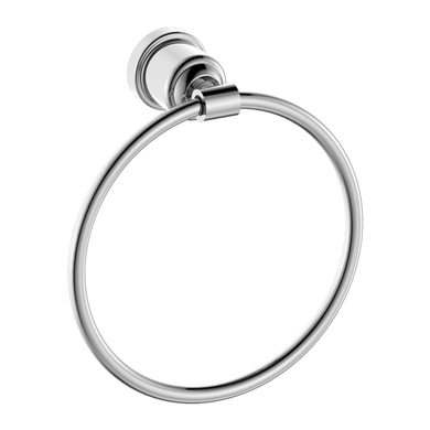 Nero York Towel Ring | Chrome |