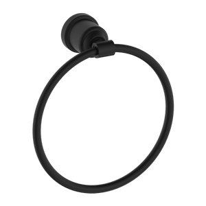 Nero York Towel Ring | Matte Black |