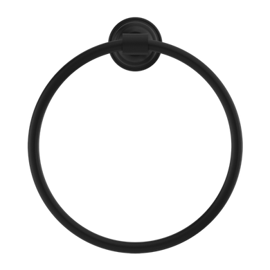Nero York Towel Ring | Matte Black |