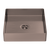 Nero 400mm Square Stainless Steel Basin | Brushed Bronze |