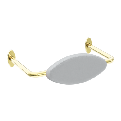 Nero Mecca Care DDA Toilet Backrest | Brushed Gold |