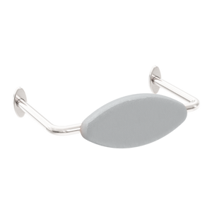 Nero Mecca Care DDA Toilet Backrest | Brushed Nickel |