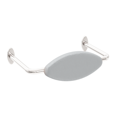 Nero Mecca Care DDA Toilet Backrest | Brushed Nickel |