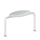 Nero Mecca Care DDA Toilet Backrest | Brushed Nickel |