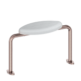 Nero Mecca Care DDA Toilet Backrest | Brushed Bronze |