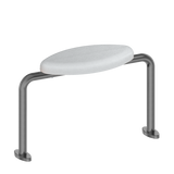 Nero Mecca Care DDA Toilet Backrest | Gun Metal |