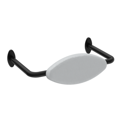 Nero Mecca Care DDA Toilet Backrest | Matte Black |