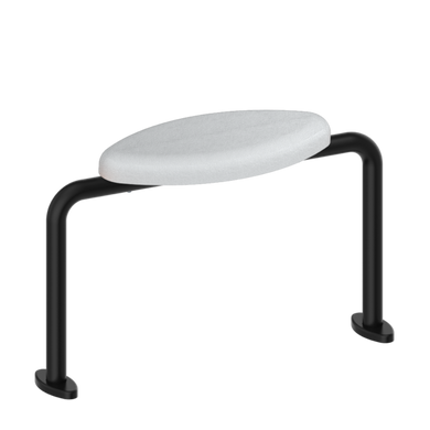 Nero Mecca Care DDA Toilet Backrest | Matte Black |