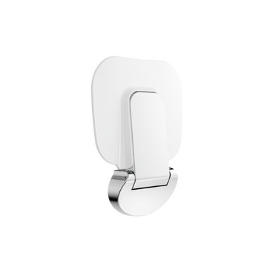 Nero Mecca Care Shower Seat 400x330mm | Chrome |