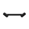 Nero Mecca Care 25mm Footrest Corner Grab Rail 215mm | Matte Black |