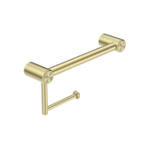 Nero Mecca Care 25mm Toilet Roll Rail 300mm | Brushed Gold |
