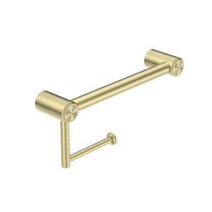 Nero Mecca Care 25mm Toilet Roll Rail 300mm | Brushed Gold |
