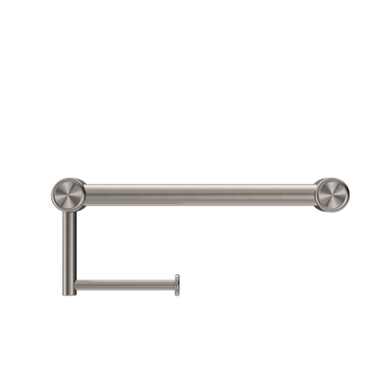 Nero Mecca Care 25mm Toilet Roll Rail 300mm | Brushed Nickel |