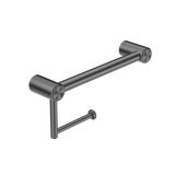Nero Mecca Care 25mm Toilet Roll Rail 300mm | Gun Metal |