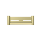 Nero Mecca Care 25mm Grab Rail With Shelf 300mm | Brushed Gold |
