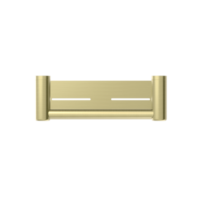 Nero Mecca Care 25mm Grab Rail With Shelf 300mm | Brushed Gold |