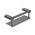Nero Mecca Care 25mm Grab Rail With Shelf 300mm | Gun Metal |