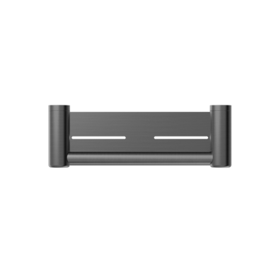 Nero Mecca Care 25mm Grab Rail With Shelf 300mm | Gun Metal |