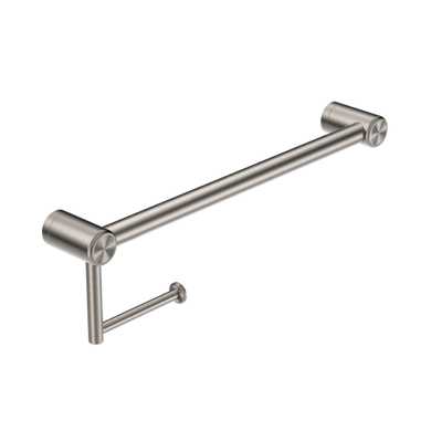Nero Mecca Care 25mm Toilet Roll Rail 450mm | Brushed Nickel |