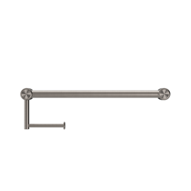 Nero Mecca Care 25mm Toilet Roll Rail 450mm | Brushed Nickel |