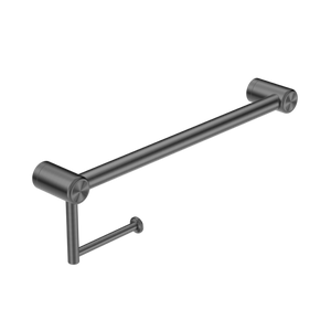 Nero Mecca Care 25mm Toilet Roll Rail 450mm | Gun Metal |