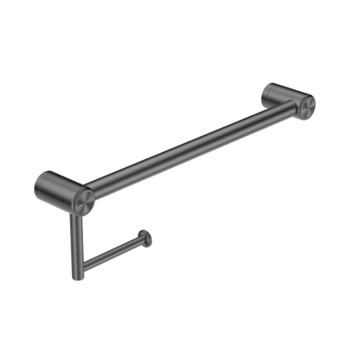 Nero Mecca Care 25mm Toilet Roll Rail 450mm | Gunmetal |
