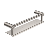 Nero Mecca Care 25mm Grab Rail With Shelf 450mm | Brushed Nickel |