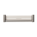 Nero Mecca Care 25mm Grab Rail With Shelf 450mm | Brushed Nickel |