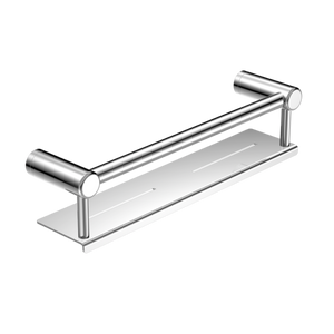 Nero Mecca Care 25mm Grab Rail With Shelf 450mm | Chrome |