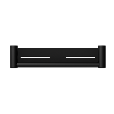 Nero Mecca Care 25mm Grab Rail With Shelf 450mm | Matte Black |