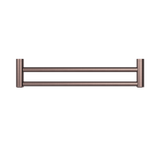 Nero Mecca Care 25mm Grab Double Towel Rail 600mm | Brushed Bronze |