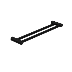 Nero Mecca Care 25mm Grab Double Towel Rail 600mm | Matte Black |