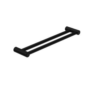 Nero Mecca Care 25mm Grab Double Towel Rail 600mm | Matte Black |
