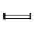 Nero Mecca Care 25mm Grab Double Towel Rail 600mm | Matte Black |