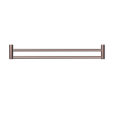 Nero Mecca Care 25mm Grab Double Towel Rail 900mm | Brushed Bronze |