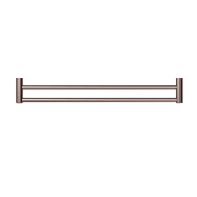 Nero Mecca Care 25mm Grab Double Towel Rail 900mm | Brushed Bronze |