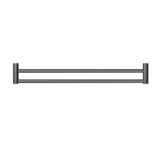 Nero Mecca Care 25mm Grab Double Towel Rail 900mm | Gun Metal |