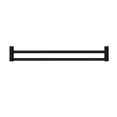 Nero Mecca Care 25mm Grab Double Towel Rail 900mm | Matte Black |