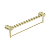 Nero Mecca Care 32mm Grab Rail With Towel Holder 600mm | Brushed Gold |