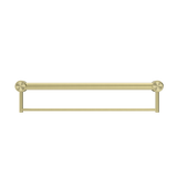 Nero Mecca Care 32mm Grab Rail With Towel Holder 600mm | Brushed Gold |